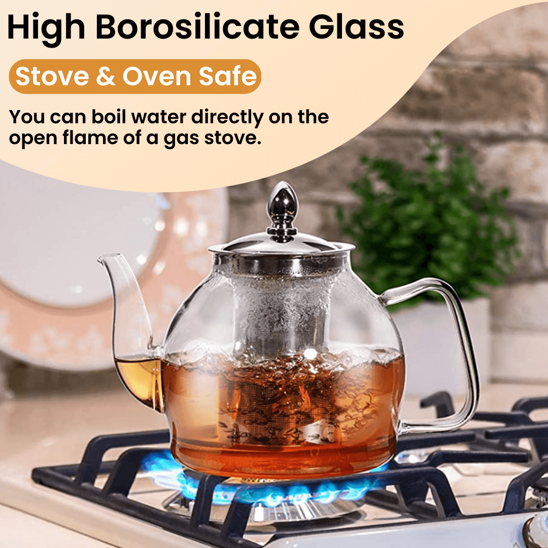 Rooïbos Glass Tea Pot – CRISTEL USA