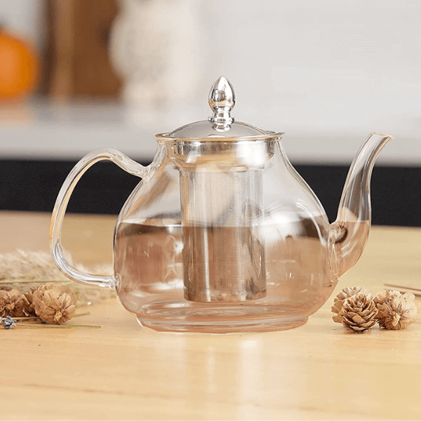 Glass Teapot with Infuser – Old Barrel Tea Co
